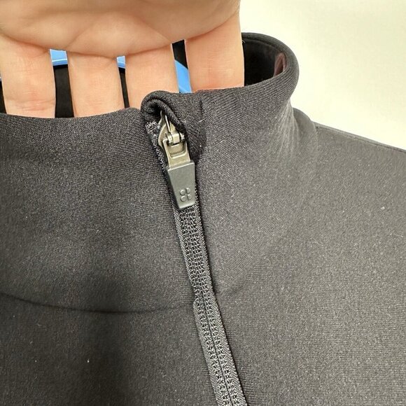 Sweaty Betty Pullover Insulate Thermal Jumper Black Size S Running Pockets Gym - Picture 8 of 11